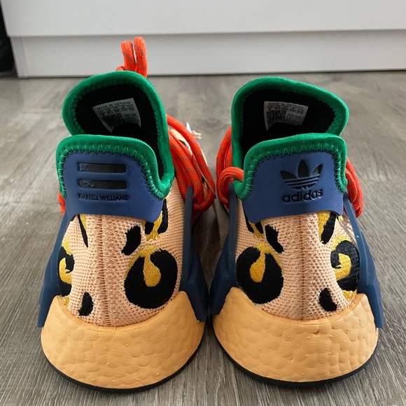 Adidas NMD Hu Pharrell Animal Print Leopard Pulse Amber HP3221 - Picture 4 of 4